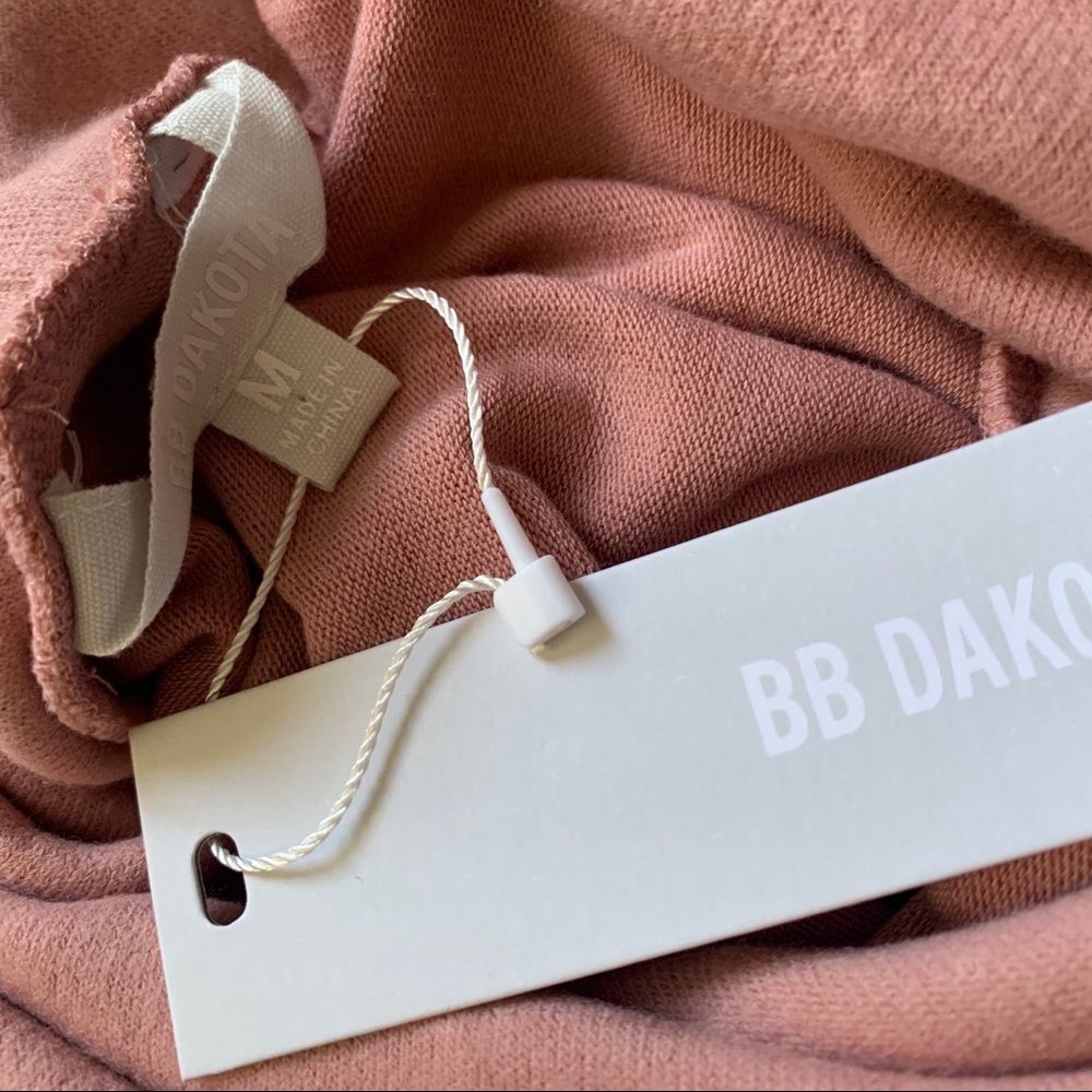 NWT BB Dakota Funnel of Love Cowl Neck Sweatshirt - Picture 7 of 10